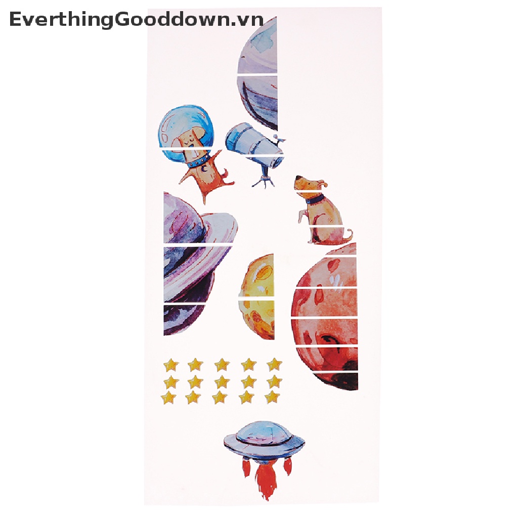 Everthinggooddown Space Miếng Dán Trang Trí Đàn Guitar Bass DIY