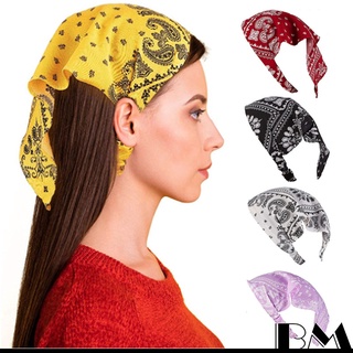 Khăn Turban Cài Tóc In Họa Tiết Thời Trang