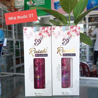 Dung dịch vệ sinh phụ nữ Ruseki se khít, làm hồng, trẻ hóa vùng kín, ngừa v-iêm nhiễm, n-ấm ngứa.
