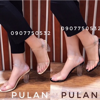Sandal quai ngang gót trong siêu đẹp