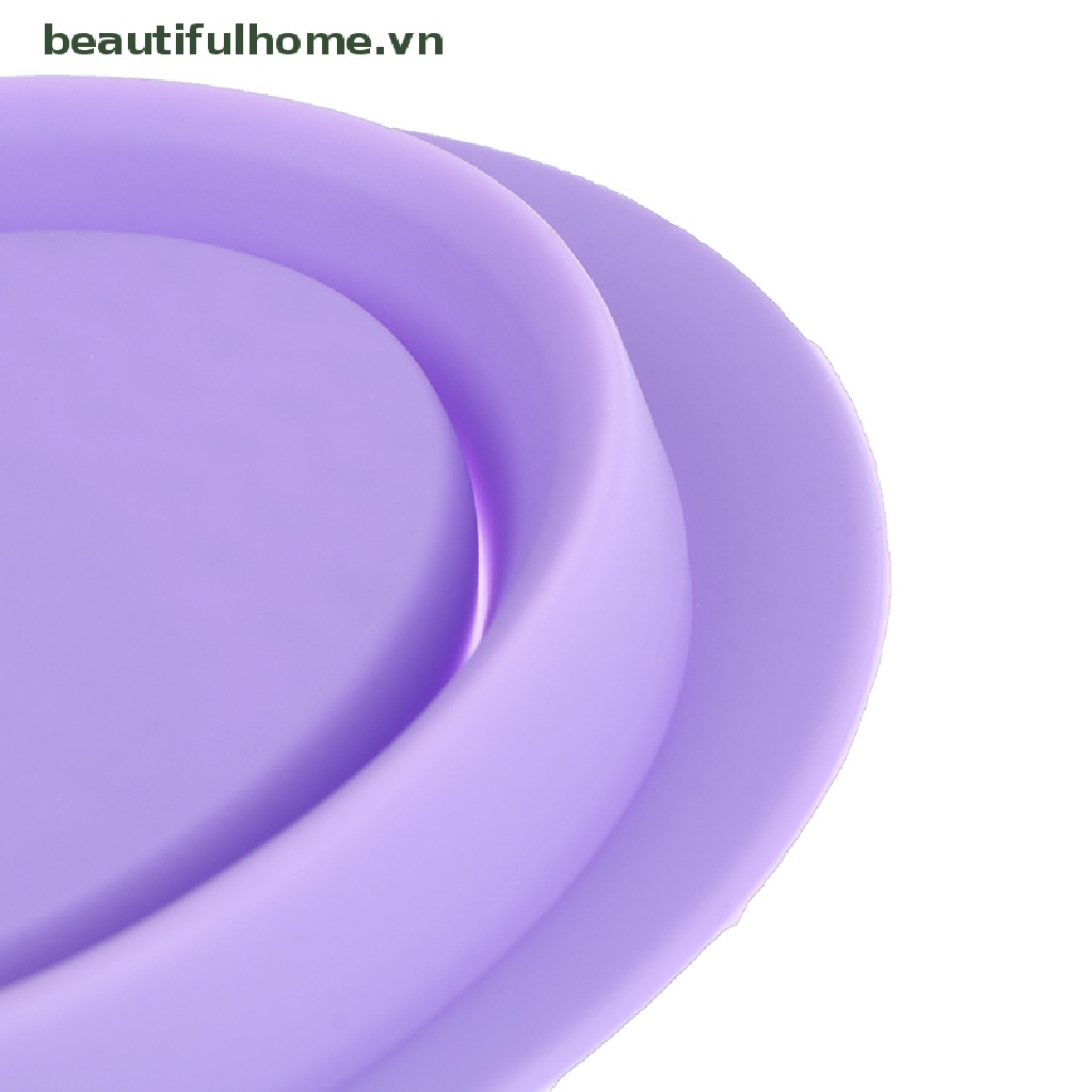 Dụng Cụ Vệ Sinh Cọ Trang Điểm Bằng Silicone Gấp Gọn Tiện Lợi