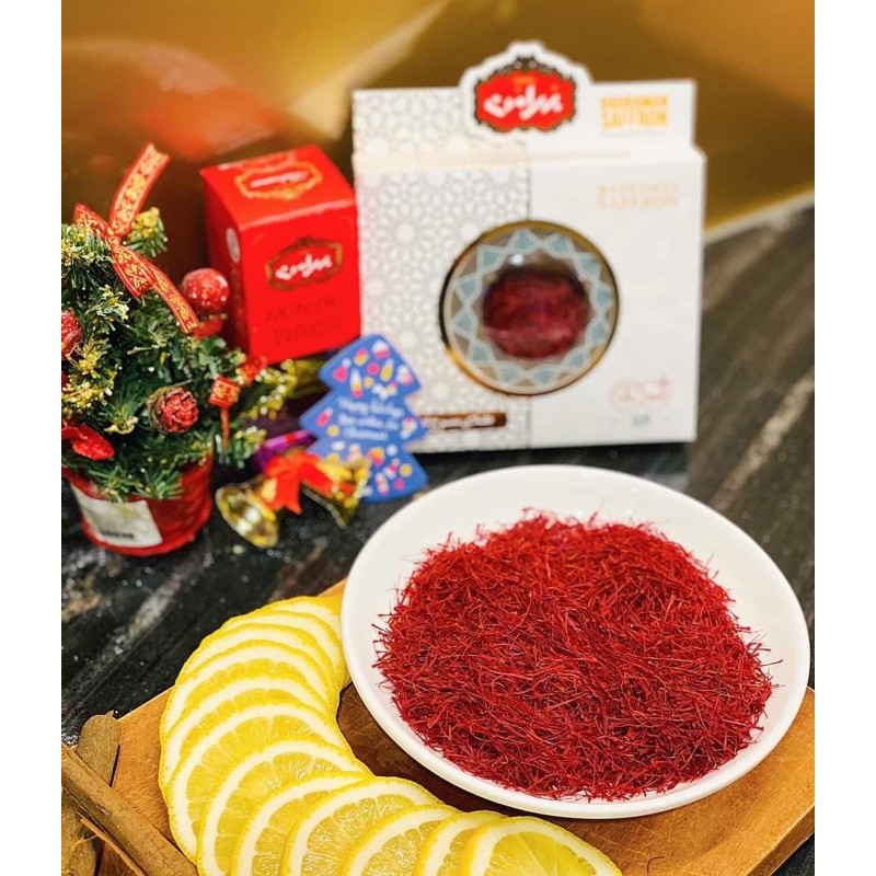 [Hàng chính hãng cty Tây Á] Saffron Tây Á / Bahraman Saffron Tây Á - lọ 1gr (tặng lọ thuỷ tinh Tây Á)