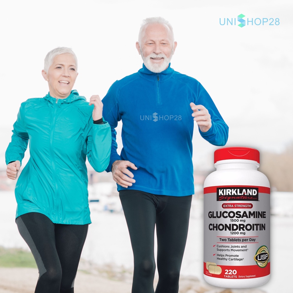 Viên Uống Glucosamine Thực Phẩm Chức Năng Bổ Khớp Kirkland Glucosamine 500mg & Chondroitin 1200mg