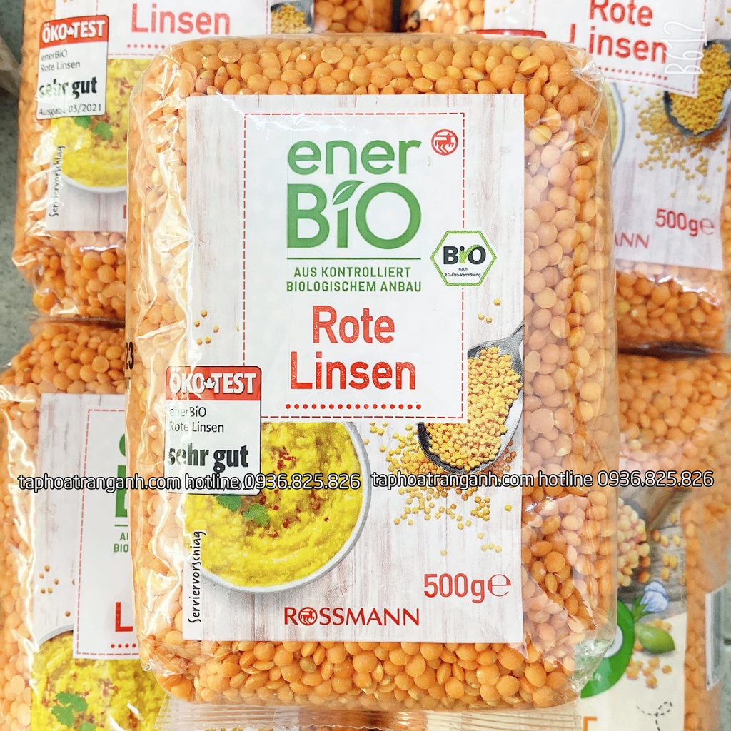 Hạt đậu lăng đỏ ener Bio Rossmann túi 500gr