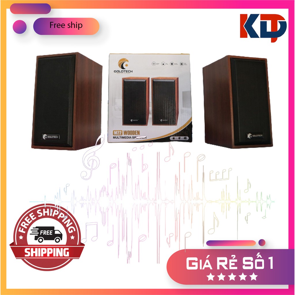 Loa vi tính goldtech usb âm thanh cực chất chính hãng