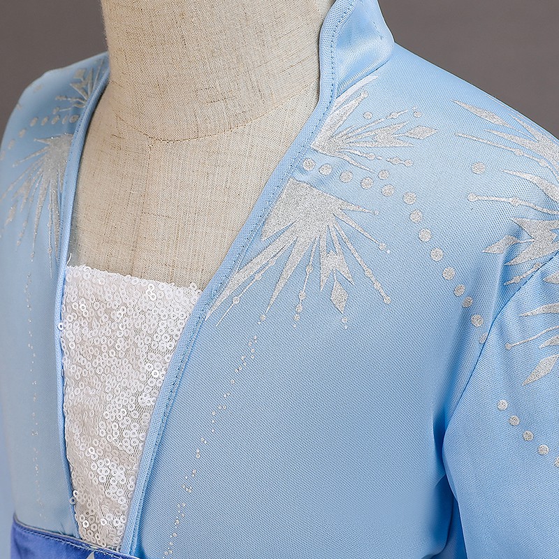 Đầm NNJXD Hóa Trang Nhân Vật Công Chúa Elsa 2 Thời Trang Xinh Xắn Dành Cho Bé Gái