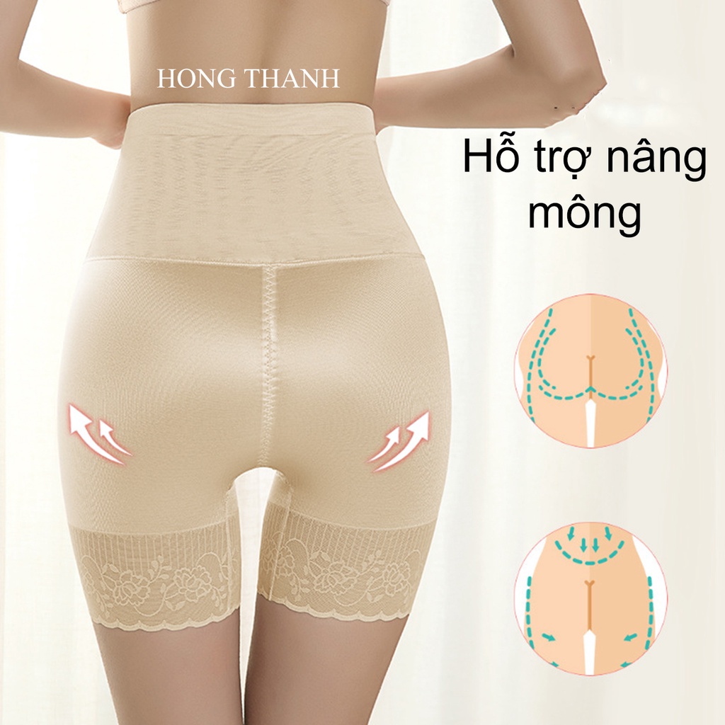 Quần Mặc Váy Cạp Cao Gen Nịt Bụng Chống Cuộn, Hỗ Trợ Định Hình Vóc Dáng, Không Lộ Quần Lót Khi Mặc Váy Bó Body