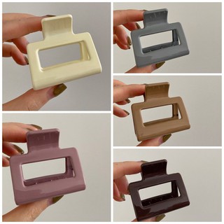 [AURORA] Kẹp tóc nhựa vuông style hàn quốc, màu sắc mùa hè năng động
