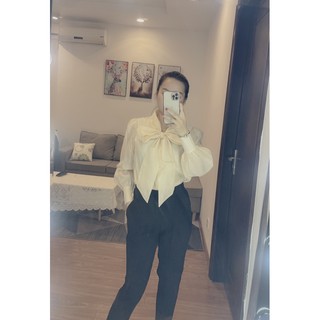 Áo sơ mi cổ nơ
