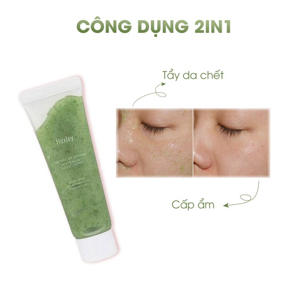 Tẩy tế bào chết làm sạch da Huxley Scrub Mask Sweet Therapy Hàn Quốc 30g