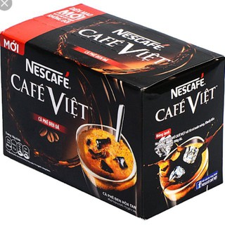 Cà phê đen đá hòa tan Nescafe Việt ( 15 gói ×16g) date mới .