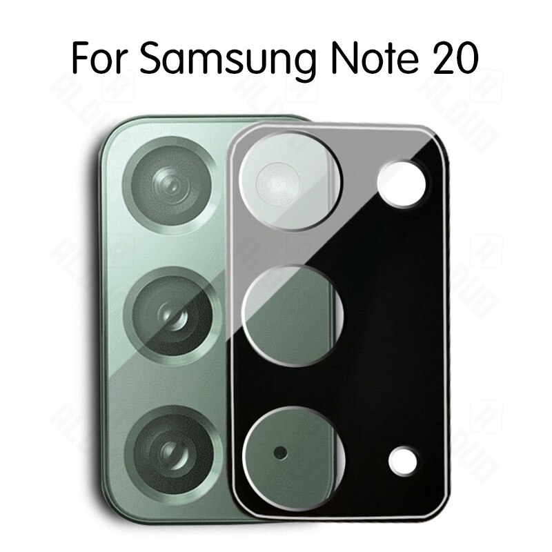 Ốp Điện Thoại Mặt Kính Viền Kim Loại Bảo Vệ Camera Cho Samsung Galaxy S21 Note 20 Ultra S20 Fe 10 Lite A71 A51 A21S A41 M31S