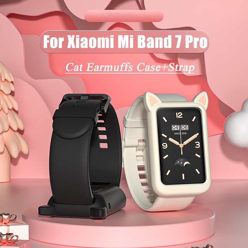 Ốp Lưng Silicone Có Dây Đeo Cổ Tay Cho Xiaomi Mi Band 7 Pro Mi Band7 Pro Mi Band 7Pro