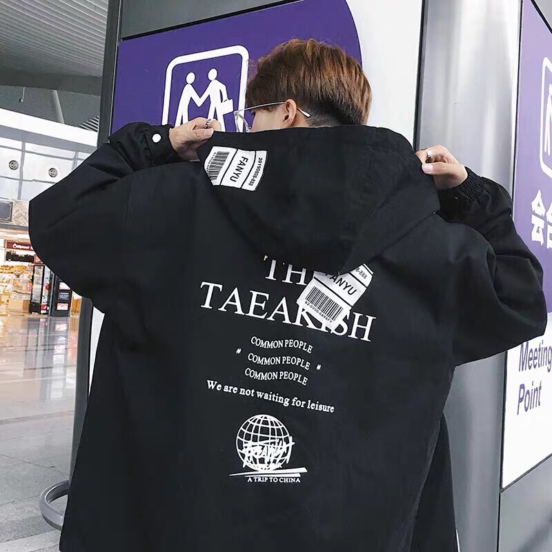 [Ảnh Thật] Áo khoác Kaki Unisex Fanyu Form Rộng Nam Nữ mặc đẹp Unisex | BigBuy360 - bigbuy360.vn