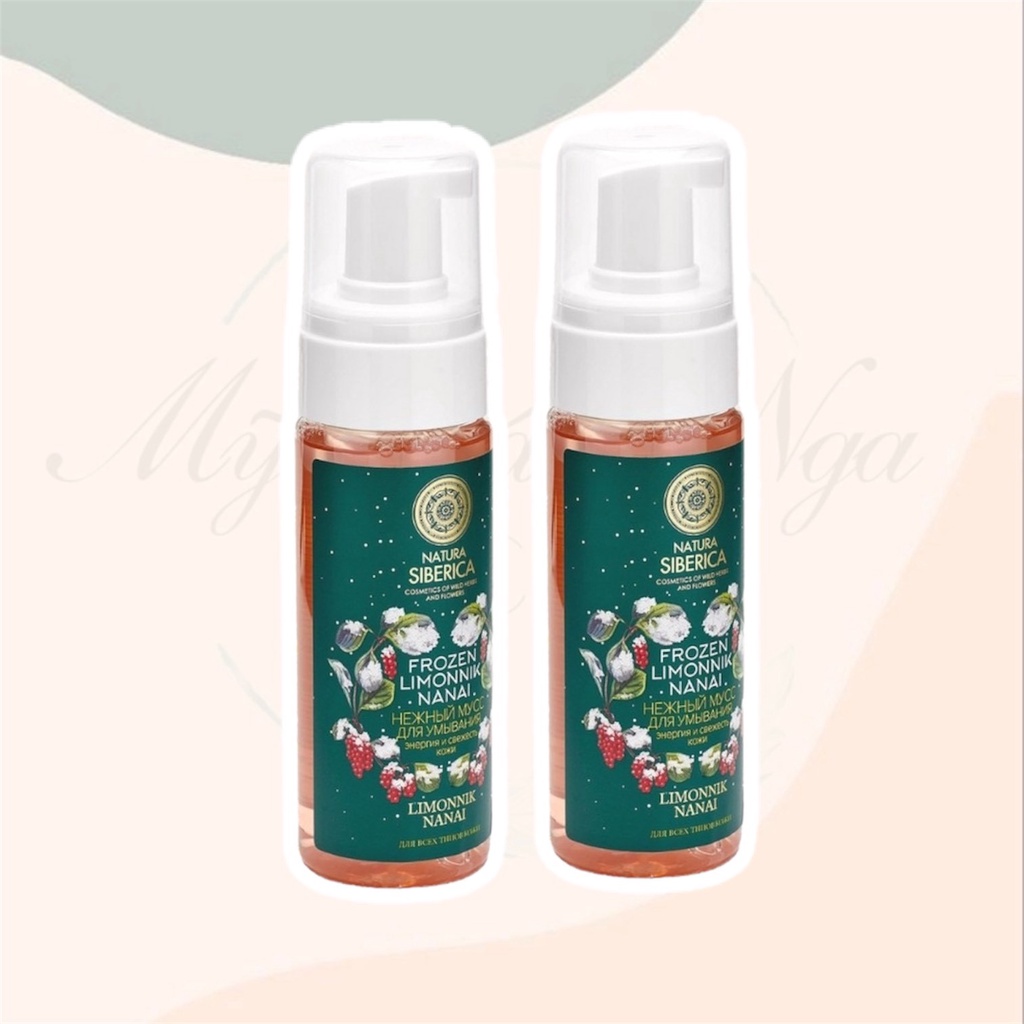 Sữa rửa mặt tạo bọt Nanai NATURA SIBERICA