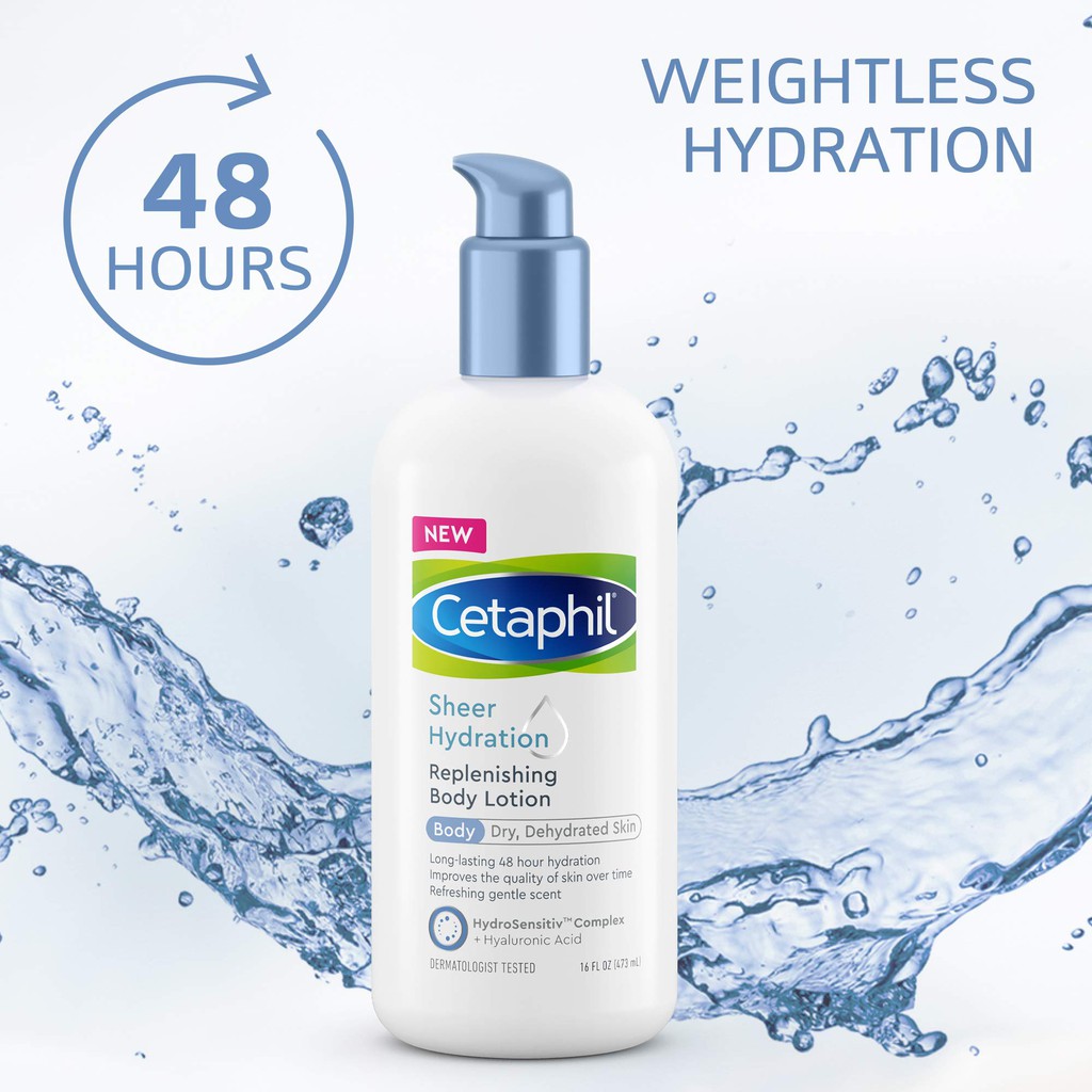 Sữa Dưỡng Ẩm CETAPHIL cho cơ thể Sheer Hydration Replenishing Body Lotion