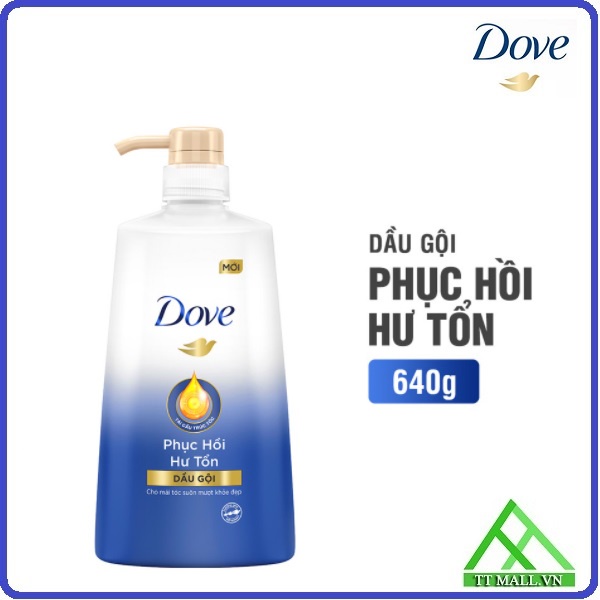 Dầu Gội Dove Phục Hồi Hư Tổn 640g