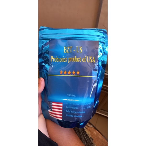 BZT MEN VI SINH USA, XỬ LÍ MÔI TRƯỜNG, SẠCH AO NUÔI, TRẮNG BÙN ĐEN, 454gr Extra Bio
