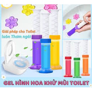 Gel tẩy sạch thơm và khử mùi bồn cầu hương hoa , dụng cụ khử mùi và làm sạch bồn cầu