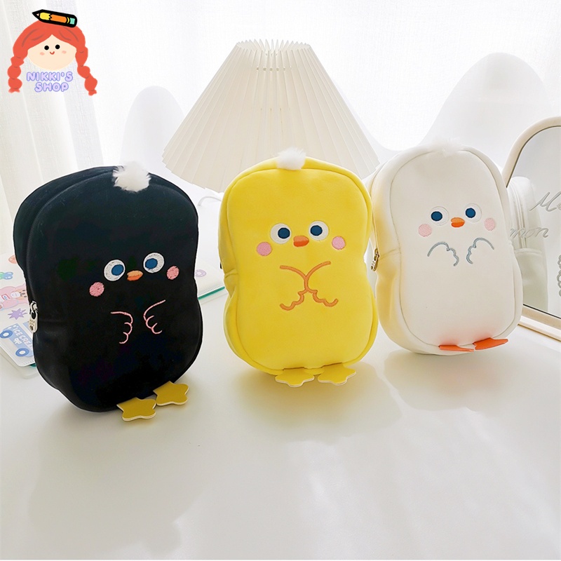 Túi Đựng Bút Hình Thú Nhồi Bông Hoạt Hình Dễ Thương