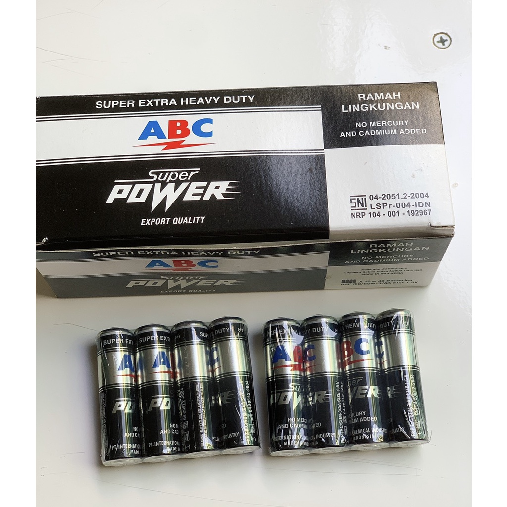 PIN AA (2A) ABC Super Power 1.5V Hộp 40 Viên