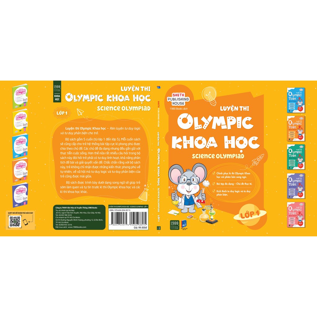 Sách - Luyện Thi Olympic Khoa Học Lớp 1