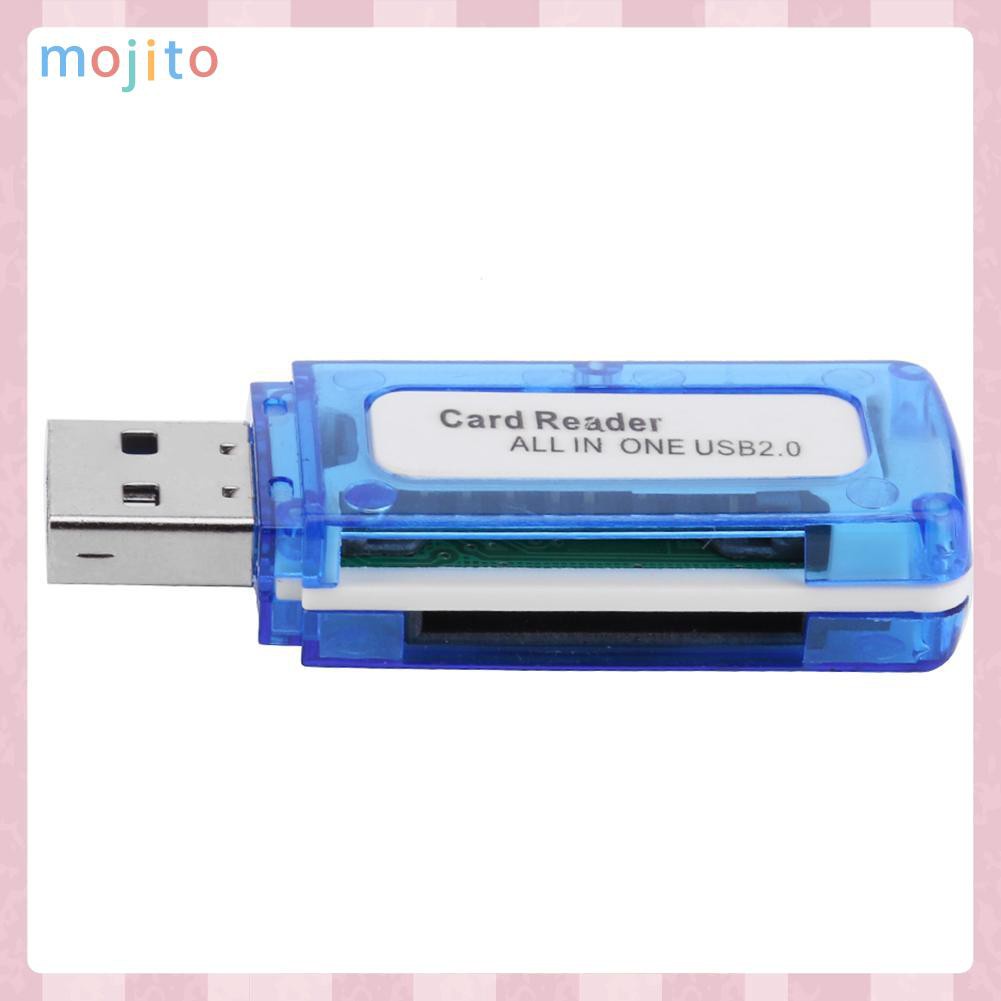 Đầu Đọc Thẻ Nhớ Usb 2.0 4 Trong 1 Cho Micro Sd Tf M2