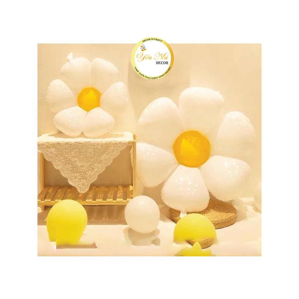 Bong bóng hình hoa cúc trang trí sinh nhật Hàn Quốc cho bé đẹp rẻ, YẾN NHI SHOP
