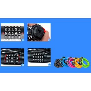 Khóa dây 5 số đổi được mã THANH LÝ