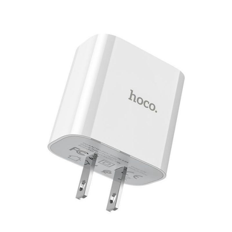 Củ sạc nhanh PD 20W hoco C76 hàng chính hãng - Iphone 11/11pro/11promax/12/12pro/12promax