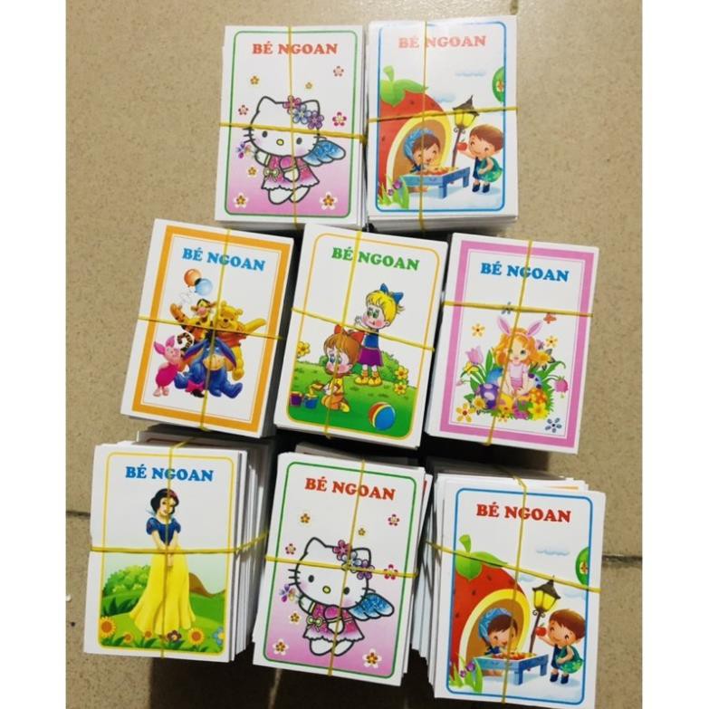 (freeship) Phiếu bé ngoan ( set 500 tờ)