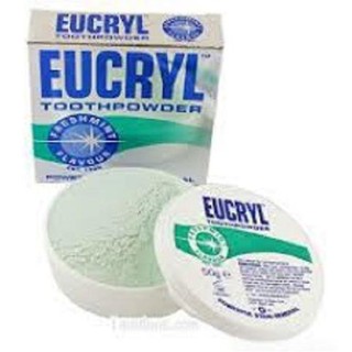 Bột tẩy trắng răng Eucryl Freshmint Flavor 50g của Anh