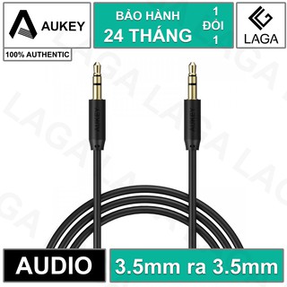 [Freeship toàn quốc từ 50k] Cáp Âm Thanh Aukey 3.5mm ra 3.5mm Mạ Vàng 1.2M - CB-V10
