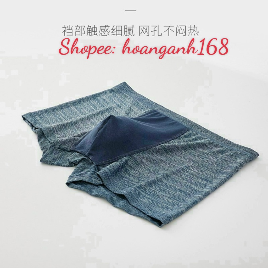 Quần Sịp Đùi Boxer Nam Thông Hơi Lưới Thoáng Khí Chất Đẹp Hàng Cao Cấp 6038