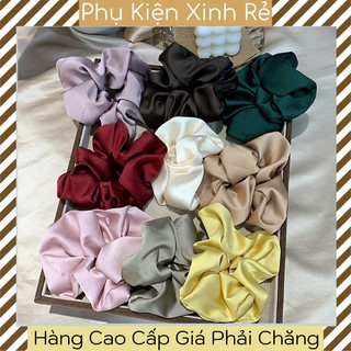 💥RẺ VÔ ĐỊCH💥SCRUNCHIES Dây Cột Tóc, Buộc Tóc, Chun Buộc Tóc Vải Cao Cấp Dễ Thương Nhiều Màu