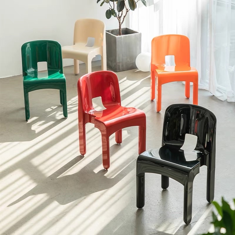 Ghế tựa lưng nhiều màu độc đáo cao cấp - Bắc Âu