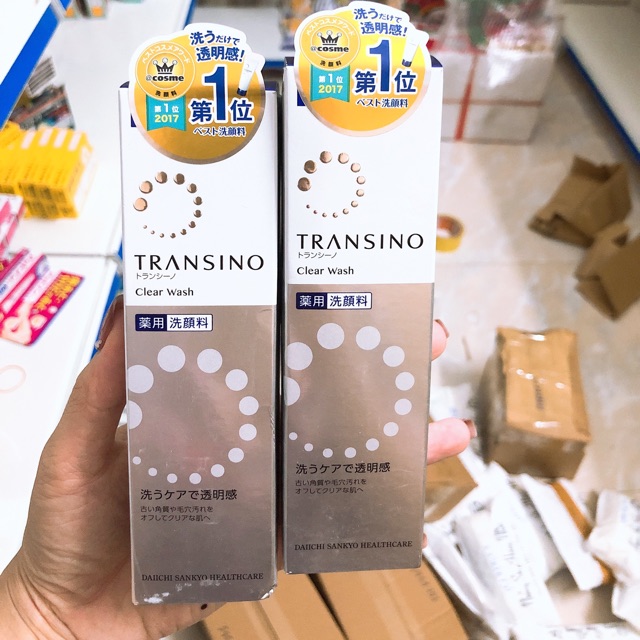 SỮA RỬA MẶT Transino mẫu mới 2020