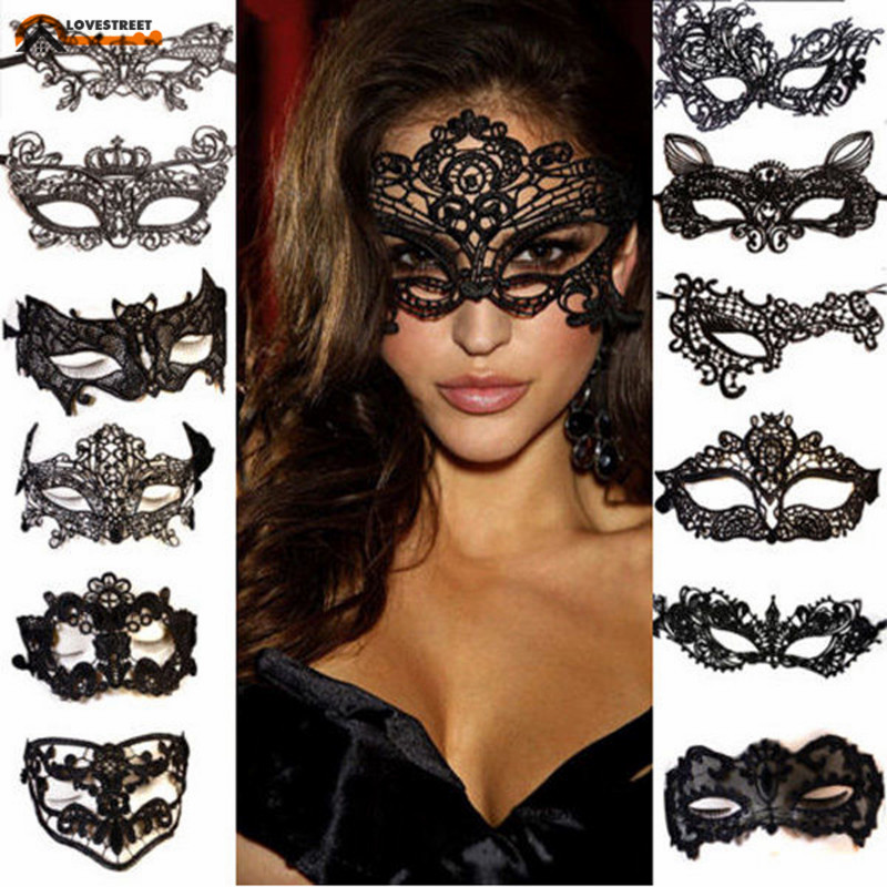 Mặt Nạ Ren Màu Đen Cho Nữ | BigBuy360 - bigbuy360.vn