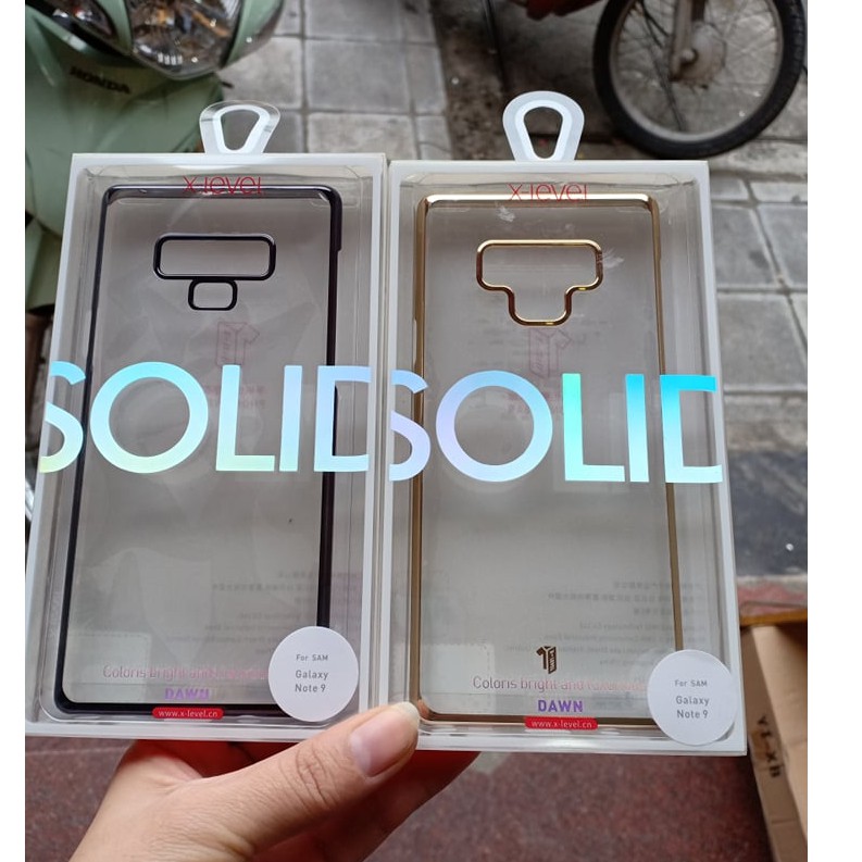 Ốp lưng nhựa cứng viền màu Samsung Note 9 Chính hãng X-level