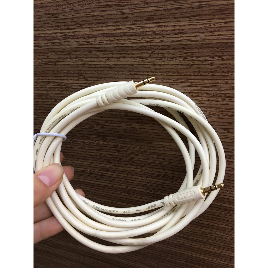 Dây Loa Audio 2 Đầu 3.5mm Dài 3Mét- Cáp Nối Dài AV - 3 M