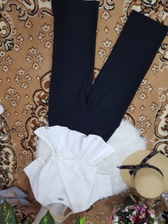 Sét áo peplum + quần lửng và ảnh thật