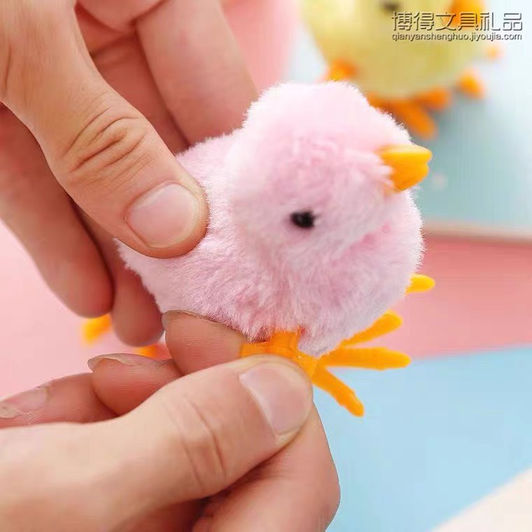 Đồ chơi gà con vặn cót - Gà nhảy dây cót vui nhộn cực đáng yêu