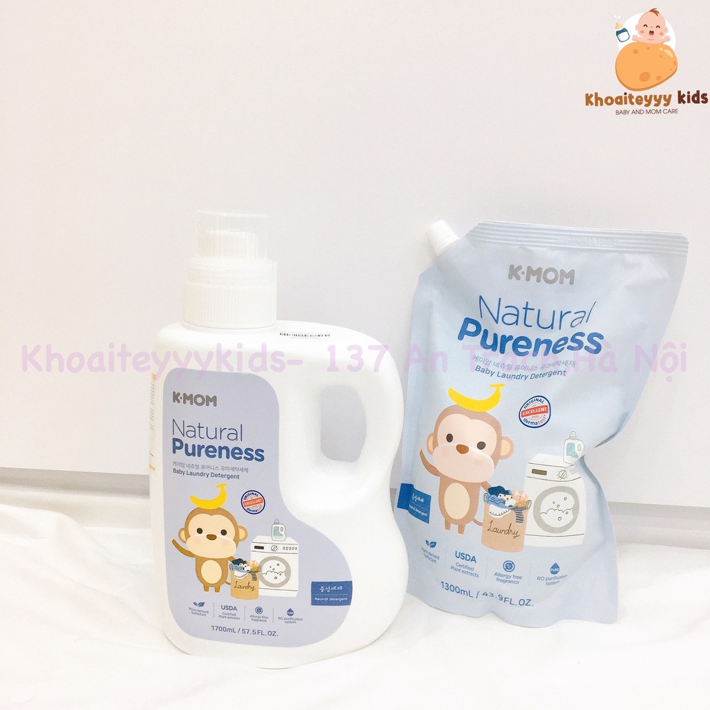 Nước Giặt/Xả Đồ Sơ Sinh Hữu Cơ K-Mom