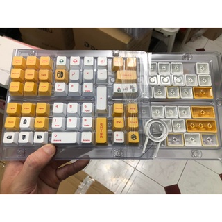 Bộ Keycap Mario 123 phím (Chất liệu PBT / Dye-Sub /Cherry Profile/ ANSI Layout )