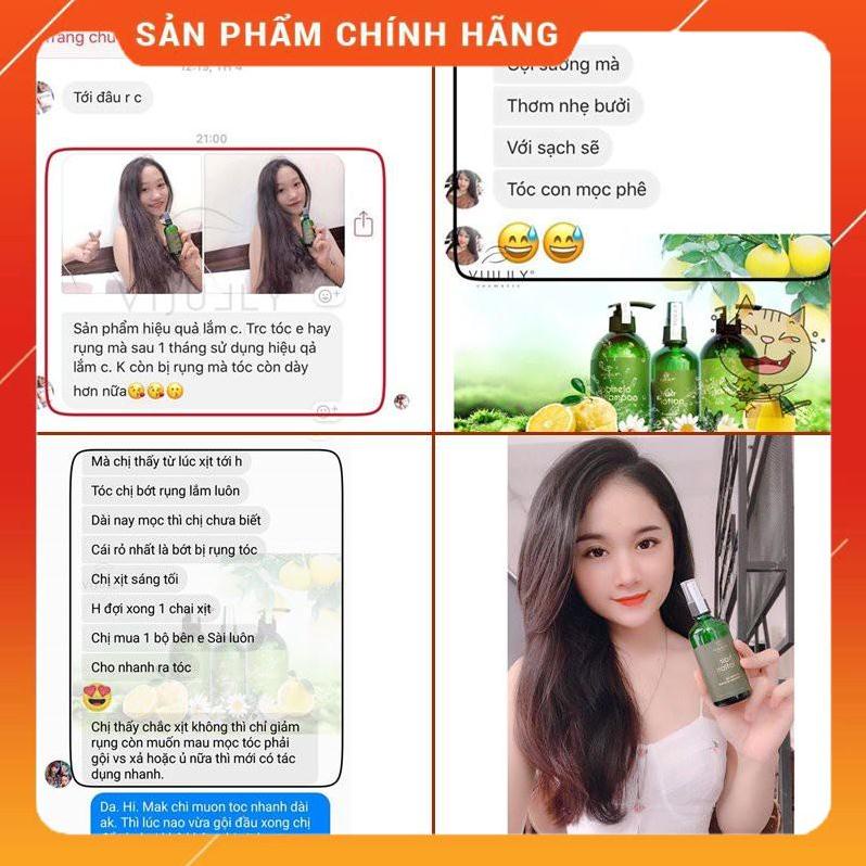 [Chính hãng] Tinh dầu bưởi Vijully giúp mọc tóc nhanh, dùng được cho nam và nữ sản phẩm thiên nhiên 100% Vi Jully