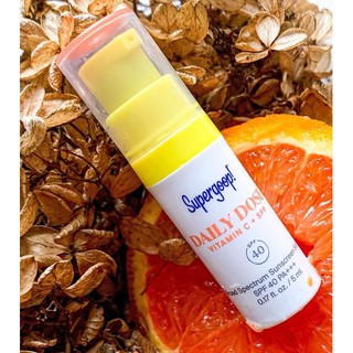 Mini 5ml - kem chống nắng supergoop! daily dose vitamin c + spf 40 serum