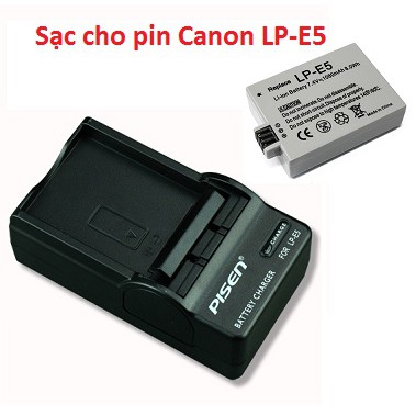 Sạc LP-E5 cho pin máy ảnh Canon EOS 450D, 500D, 1000D