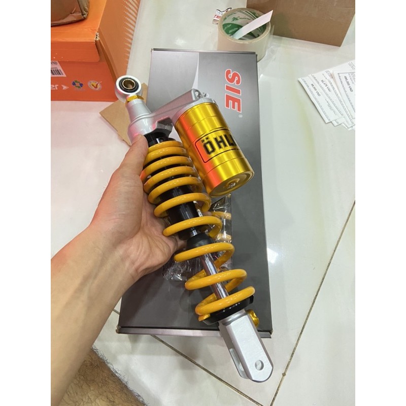 phuộc sau ohlins xe vario, luvias, click, sh mode, vision có bình dầu trên