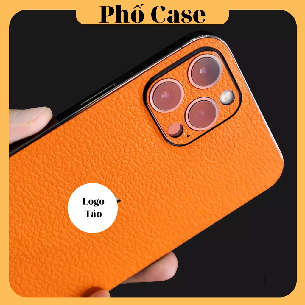 Miếng dán lưng da thật Iphone 14promax 13promax 12promax 11promax 13pro 12pro 11pro 13 12 11 Xsmax Xs X