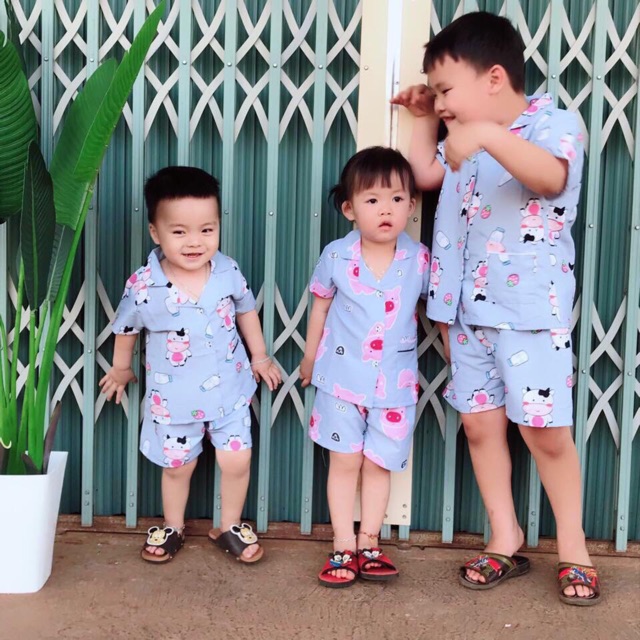 Đồ Bộ &quot; Baby &quot; Pijama Kate Tay Ngắn Quần Ngắn .